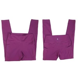 BuffBunny Purple Active Fitness Leggings Sz M